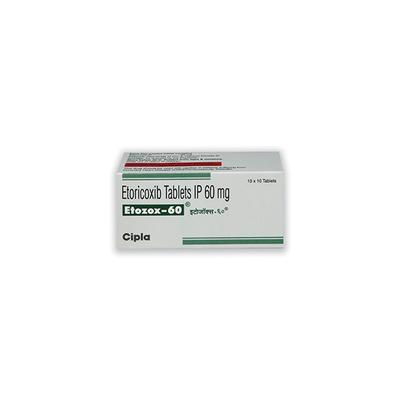 Etozox 60mg Tablet 10'S - Pain relief-Nsa