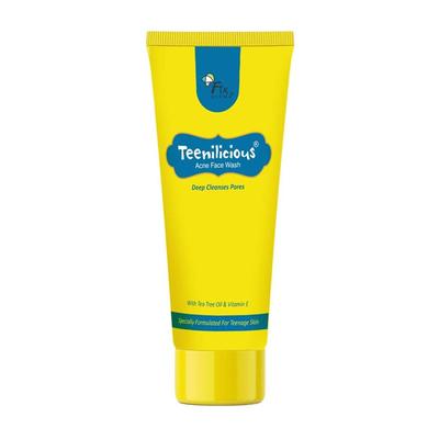 Fixderma Teenilicious Acne Face Wash - Tea Tree Oil & Vitamin E 60 gm - Face Wash & Cleansers
