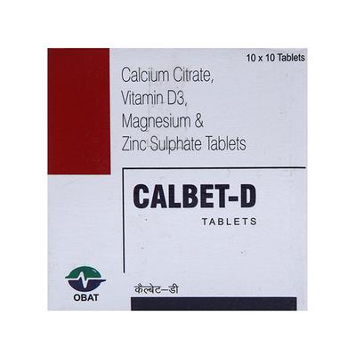 CALBET D Tablet 10's - Supplements-Cal