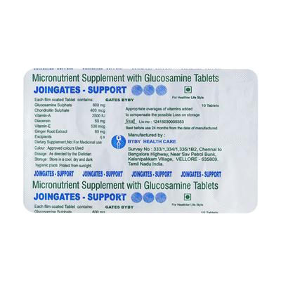 JOINGATES SUPPORT Tablet 10's - Supplements-Vam
