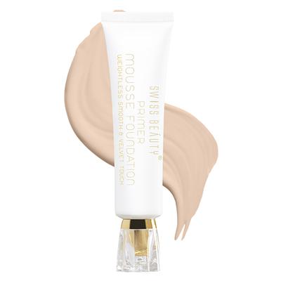 Swiss Beauty Primer Mousse Foundation - (Natural Beige) 40 ml (N) - Foundation