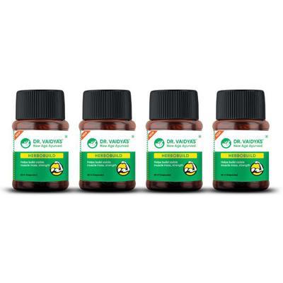 Dr. Vaidya's Herbobuild Capsule (Pack of 4 x 50's) - Health Products