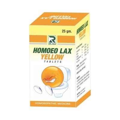 Dr.Raj Homoeo Lax Yellow Tablet 25 gm - Speciality Medicine