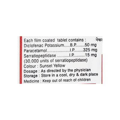 NACTOSS SP Tablet 10's - Pain relief-Nsa