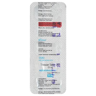 NEOSORALEN FORTE 25mg Tablet 10's - Psoriasis/Seborrhea/Ichthyosis-Pso