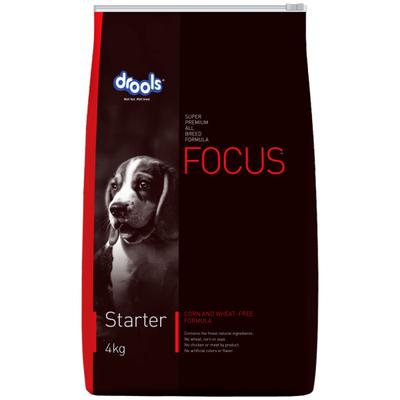 Drools Focus Starter Super Premium Dog Food 4000 gm - Petfood