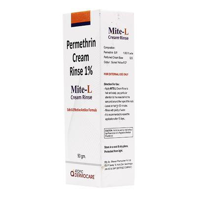 MITE L 1% Cream Rinse 90gm - Scabies-Oth