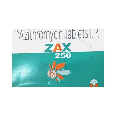 ZAX 250 Tablet 6's - Bacterial Infections-Mac
