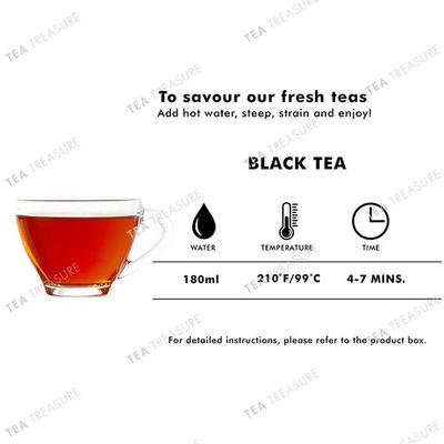 Tea Treasure Whole Leaf Tea - Lopchu Flowery Orange Pekoe 100 gm - Herbal/Green Teas