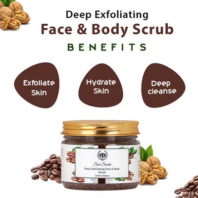 Seer Secrets Deep Exfoliating Face & Body Scrub 200 gm - Scrubs & Exfoliants