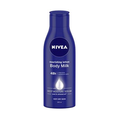 Nivea Nourishing Lotion Body Milk - Deep Moisture Serum 200 ml - Lotions & Creams