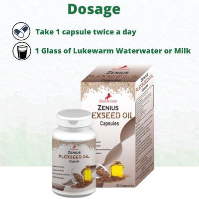 Zenius Flaxseed Oil Capsule 30's - Health Products