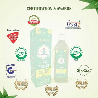 Axiom Jeevan Ras Flu Treat Juice 500 ml - Ayurvedic Juices