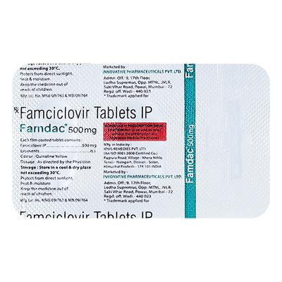 FAMDAC 500mg Tablet 3's - Viral infections-Ant