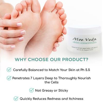 Aloe Veda Kokum Foot & Heel Repair Butter with Clove Oil 100 gm - Essential Oils
