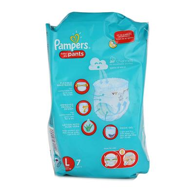Pampers Baby Dry Pants (L) 7's - Diapers & Wipes