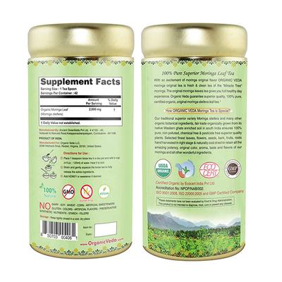 Organic Veda Moringa Original Tea Powder 85 gm - Teas