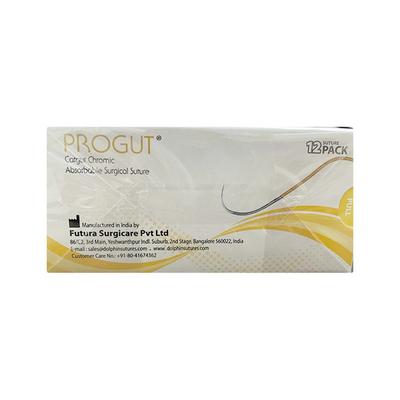Dolphin Progut Catgut Chromic Suture (FS 4259) (76 cm) (Size 1) - Sutures