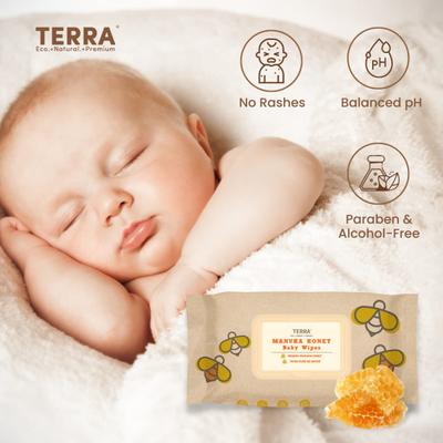 Terra Manuka Honey Baby Wipes 70's - Diapers & Wipes