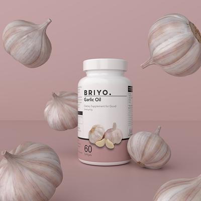 Briyo Garlic Oil Softgel 60's - Herbal Dietary Supplement