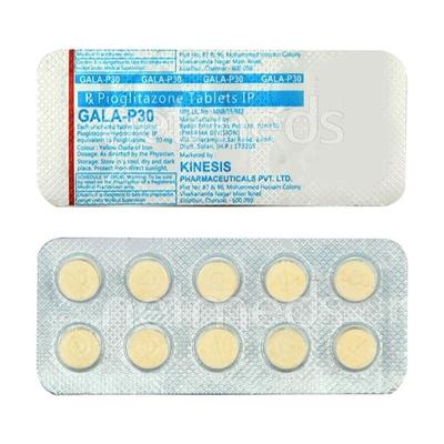 Gala P30 30mg Tablet 10'S - Diabetes-Ant