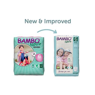 Bambo Nature Pant Diapers with Wetness Indicator - XXL (6) 90's - Diapers & Wipes