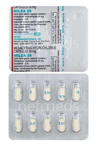 Milza 25mg Capsule 10'S - Depression-Ant