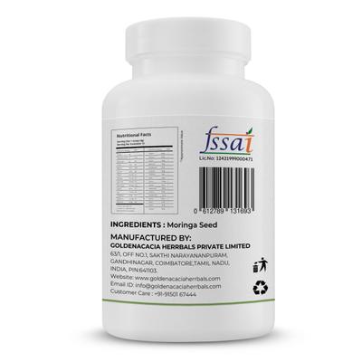 Goldenacacia Herrbals Moringa Seed Powder 50 gm - Pure Herbs