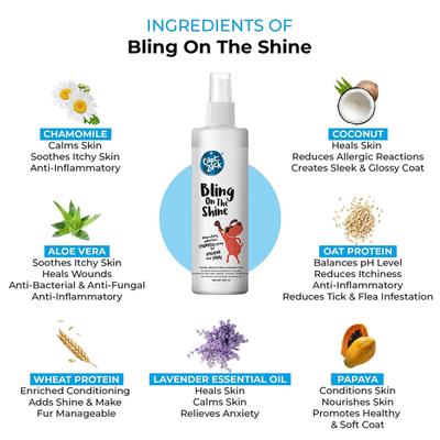 Capt. Zack Bling On The Shine Shampoo Spray 250 ml - Pet Healthcare