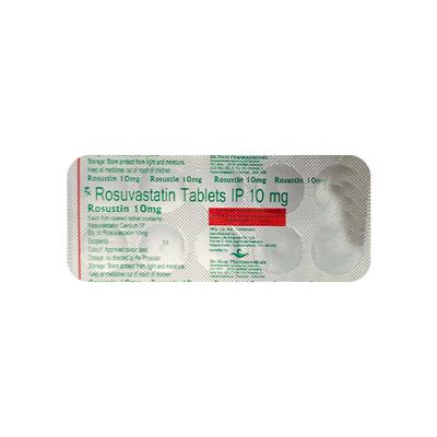 ROSUSTIN 10 Tablet 10's - High Cholesterol-Dys