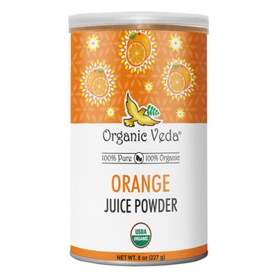 Organic Veda Orange Juice Powder 227 gm - Pure Herbs