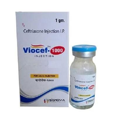 VIOCEF 1000mg Injection 1's - Bacterial Infections-Cep