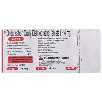 P SET 4 Tablet 10's - Vomitting/Emesis-Ant