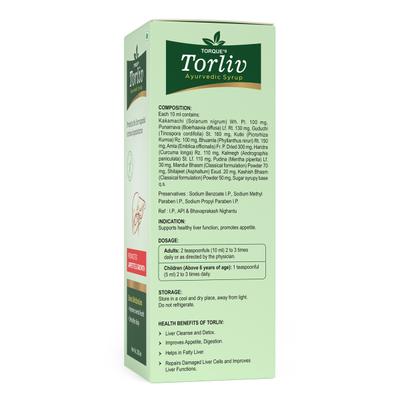 Torque Torliv Ayurvedic Syrup 200 ml - Speciality Medicines