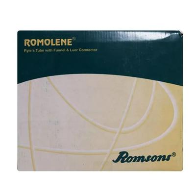 Romsons Romolene Ryle's Tube with Funnel & Luer Connector (GS 4032) (FG 10) 1's - Ryle's Tube