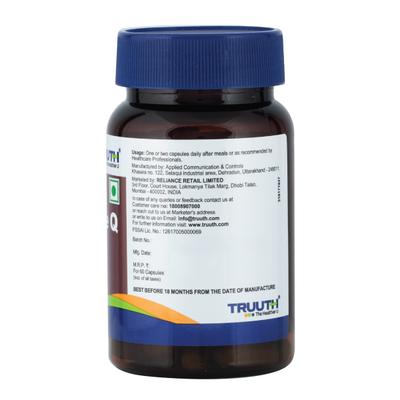 Truuth Coenzyme-Q 10 Capsules 60's - Multi-Vitamins