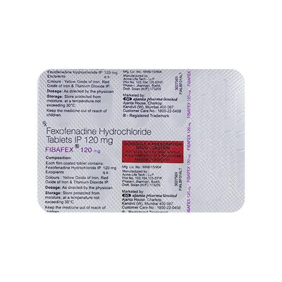 FIBAFEX 120mg Tablet 10's - Allergies-Ant