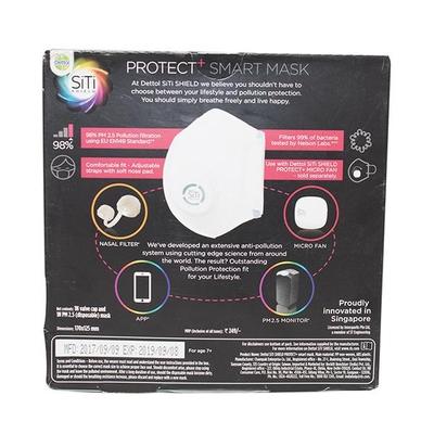 Dettol Siti Shield Air-Pollution Smart Mask - N95 (S) - Face Masks