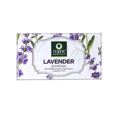 Organic Harvest Bathing Bar - Lavender 200 gm - Soaps