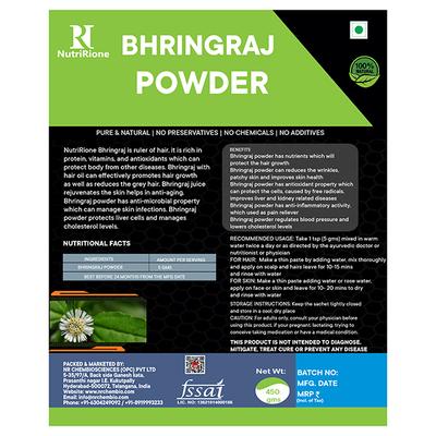 NutriRione Bhringaraj Powder 450 gm - Health Products