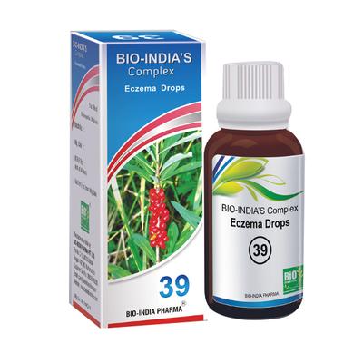 Bio-India's Eczema Drops 39 30 ml - Homeopathic Drops