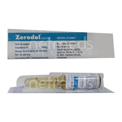 Zerodol Injection 1ml - Pain relief-Nsa