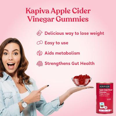 Kapiva Apple Cider Vinegar Gummies 60's - Health Products