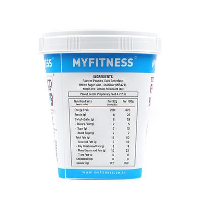 Myfitness Chocolate Peanut Butter - Crunchy 510 gm - Nutritional Bars