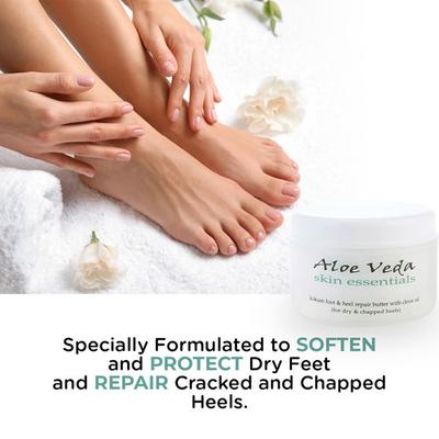 Aloe Veda Kokum Foot & Heel Repair Butter with Clove Oil 100 gm - Essential Oils