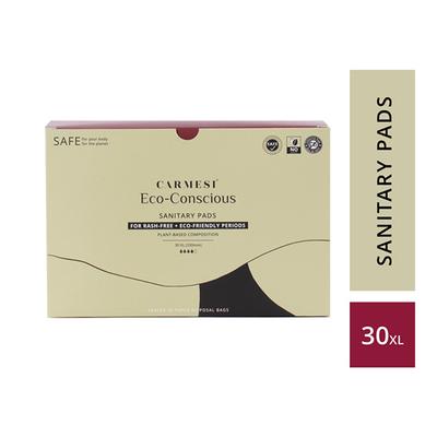 Carmesi Eco-Conscious Sanitary Pads (XL) 30's - Sanitary Napkins