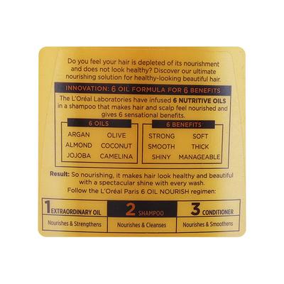 L'Oreal Paris 6 Oil Nourish Nourishing Shampoo 192.5 ml - Shampoos