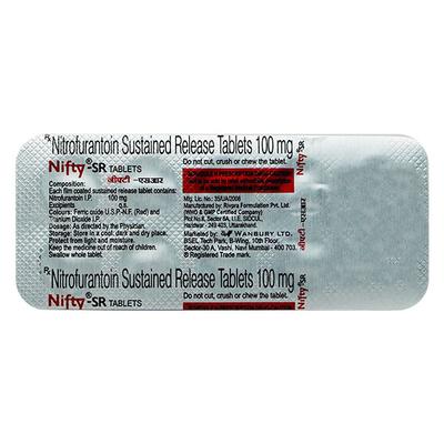 Nifty SR 100mg Tablet 10'S - Bacterial Infections-OAB