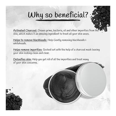 Nutriment Peel Off Mask - Activated Charcoal 250 gm - Masks & Peels