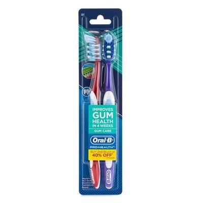 Oral B Pro Health Gum Care Soft Toothbrush 2's - Toothbrushes